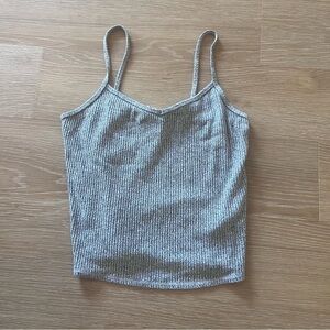 Mossimo grey ribbed soft tank top